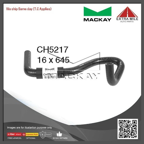 Mackay Heater Hose For Holden Colorado RC 3.0L I4 Diesel Manual/Auto-CH5217