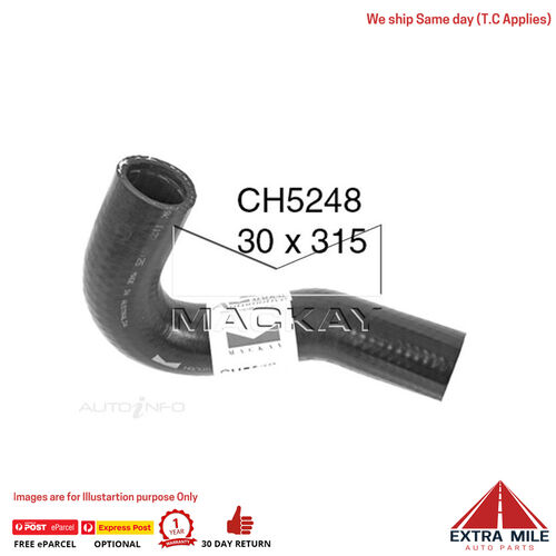 Mackay CH5248 Radiator Upper Hose For Holden Barina TK 1.6L I4 Ptl Manual/Auto