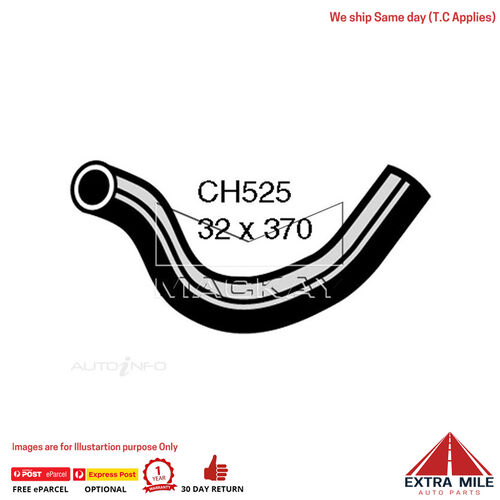 Mackay CH525 Radiator Upper Hose For Holden Premier EJ 2.3L I6 Ptl Manual/Auto