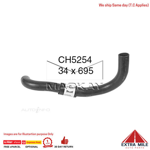 Mackay CH5254 Radiator Lower Hose For Mitsubishi Delica 2.8L I4 IC Turbo Dslanua