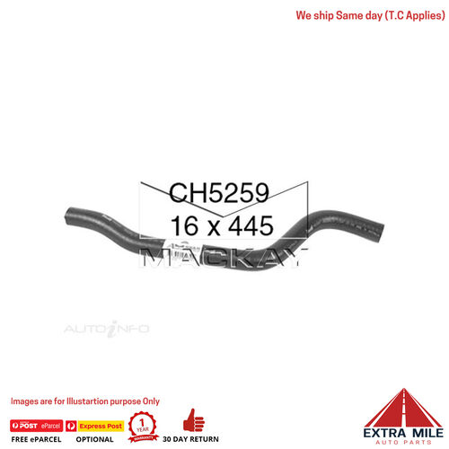 CH5259 Heater Hose for Daewoo Nubira J100 J150 2.0L I4 Petrol Manual / Auto