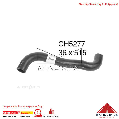 Mackay CH5277 Radiator Upper Hose For Toyota Tarago TCR10R 2.4L I4 Ptl Man&Auto