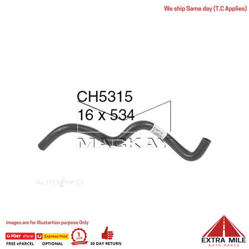 CH5315 Heater Hose for Subaru Brumby . 1.8L F4 Petrol Manual / Auto Mackay