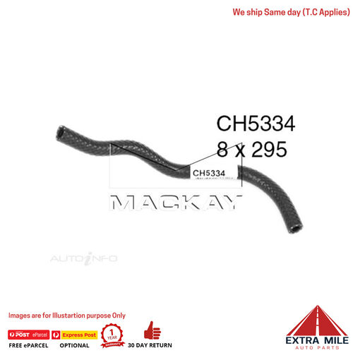 CH5334 Engine By Pass Hose for Toyota Hilux TGN16R 2.7L I4 Petrol Manual & Auto