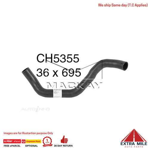 Bottom Hose For Holden Jackaroo (Bignorn Trooper) UBS26 3.2L (6VE1) V6  Petrol 