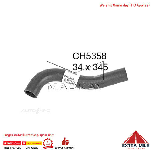  CH5358 Radiator Upper Hose For Mitsubishi Triton ML MN 2.4L I4 Ptl Man&Auto