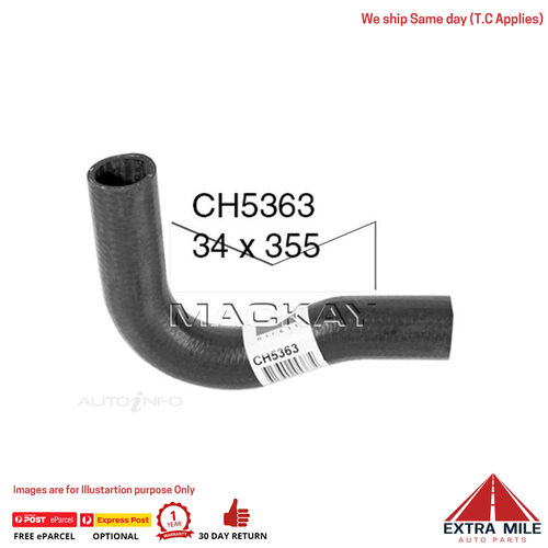 Mackay CH5363 Radiator Upper Hose For Mitsubishi Triton MN 2.5L I4 IC Turbo Dsl