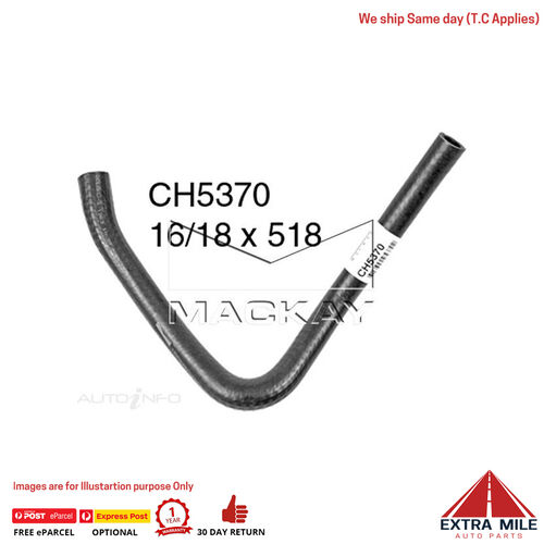 Mackay Heater Hose For Toyota LandCruiser HZJ80R 4.2LDiesel Manual & Auto CH5370