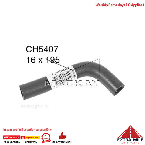 Mackay Heater Hose For Left For Toyota Hiace RZH113R 2.4L Petrol Manual / Auto