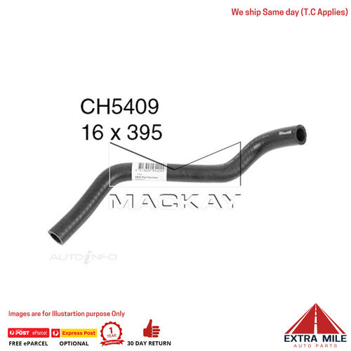 Mackay Heater Hose For Toyota Hiace RZH113R 2.4L Petrol Manual & Auto  - CH5409