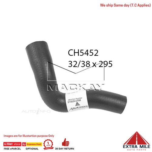 Mackay CH5452 Radiator Lower Hose For Nissan Navara D22 3.3L V6 Ptl Man&Auto