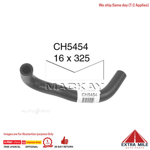 Mackay Heater Hose For Nissan Navara D22 3.3L V6 Petrol Manual & Auto  - CH5454