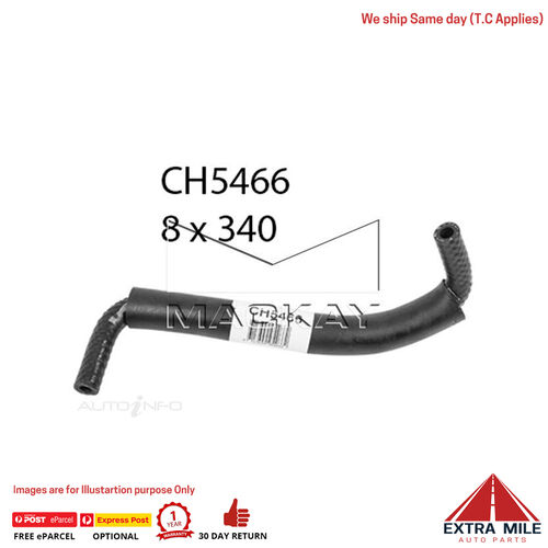 Mackay Engine By Pass Hose For Toyota Rav4 ACA33R 2.4L Petrol Manual & Auto