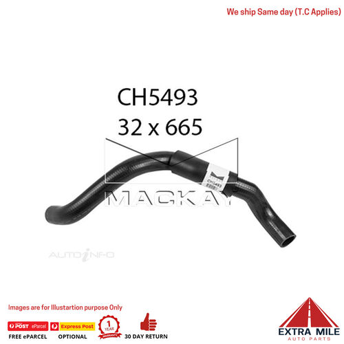 Mackay CH5493 Radiator Lower Hose For Nissan Navara D40 4.0L V6 Ptl Man&Auto