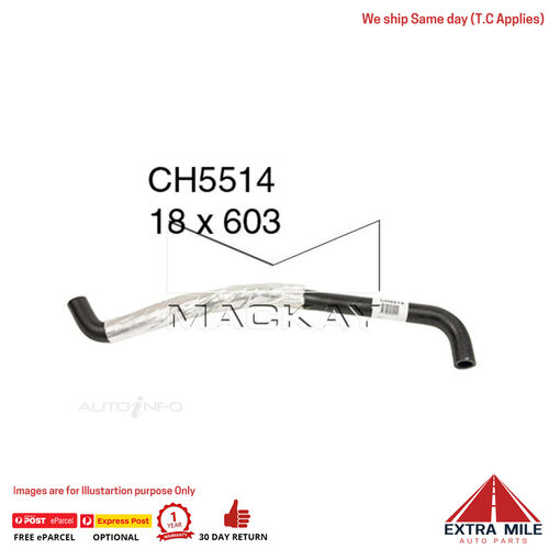 CH5514 Heater Hose for Holden Captiva CG 2.0L I4 Turbo Diesel Manual / Auto