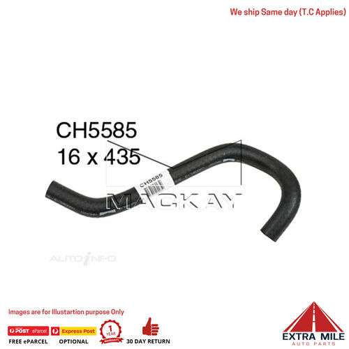 CH5585 Heater Hose for Toyota Hilux RN85R 2.4L I4 Petrol Manual & Auto Mackay