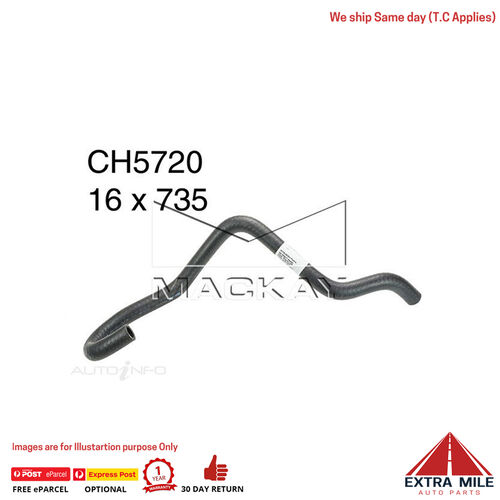 CH5720 Heater Hose for Mitsubishi Pajero NS - 3.2L I4 Turbo Diesel - Manual & Auto