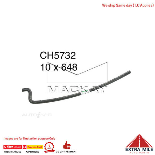 CH5732 Coolant Recovery Tank Hose for Holden Commodore VX - 5.7L V8 Petrol Man Auto