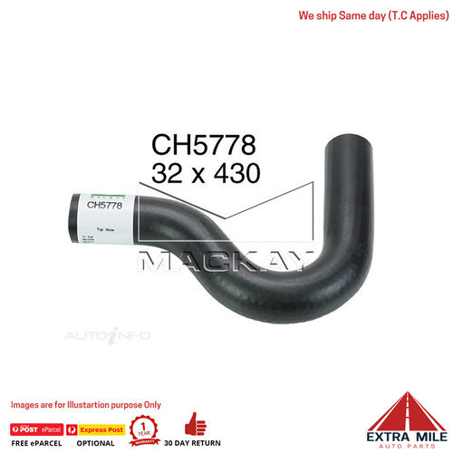 Mackay CH5778 Radiator Upper Hose For Nissan Navara D22 2.5L I4 Turbo Dsl Manual