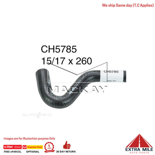 CH5785 Heater Hose for Nissan Navara D22 - 2.5L I4 Turbo Diesel - Manual & Auto