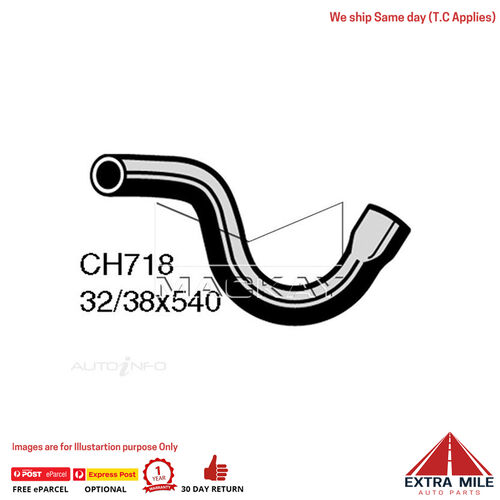 Mackay CH718 Radiator LW Hose For Ford Fairlane ZA 3.3L I6 Petrol Manual & Auto