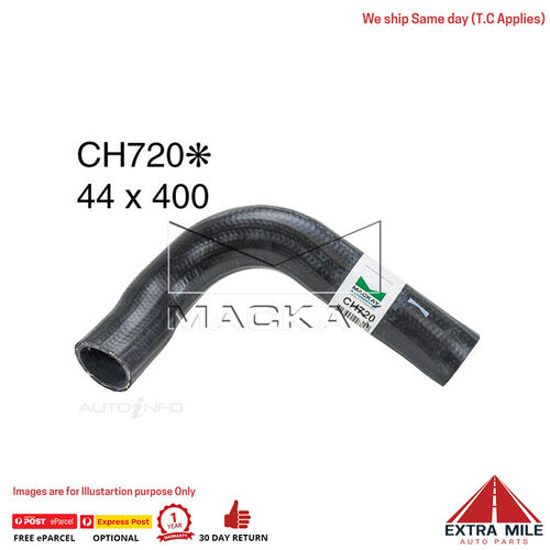 Mackay CH720 Radiator Lower Hose For Ford Falcon Xr 4.7L V8 Petrol Manual & Auto