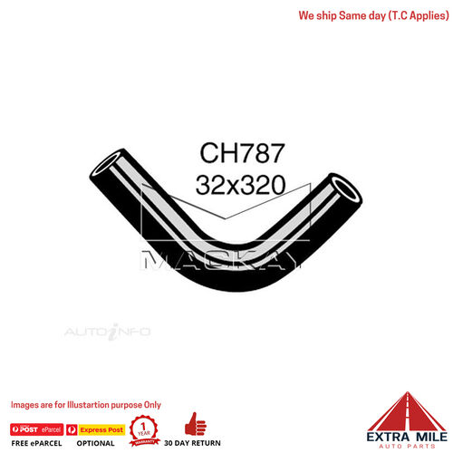 Mackay CH787 Radiator Upper Hose For Holden Belmont HG 2.6L I6 Ptl Manual/Auto