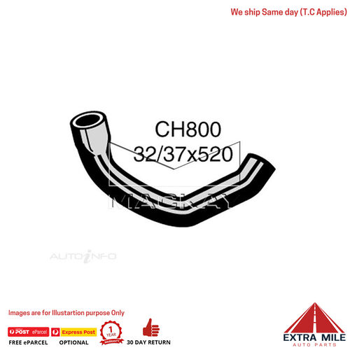 Mackay CH800 Radiator Lower Hose For Ford Falcon XT 3.1L I6 Petrol Manual & Auto