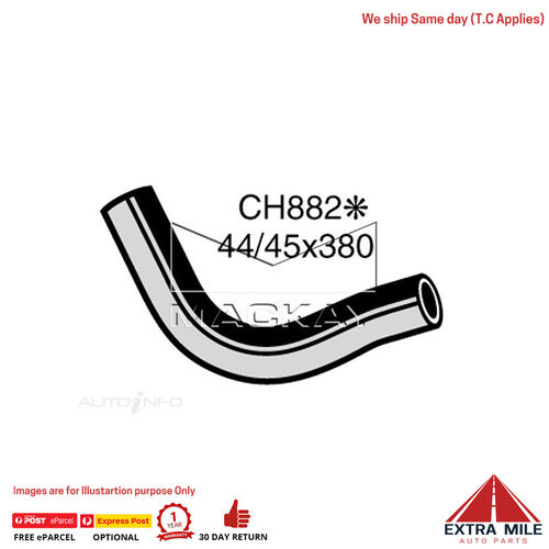 Mackay CH882 Radiator Lower Hose For Holden Monaro HG 5.7L V8 Petrol Manual/Auto