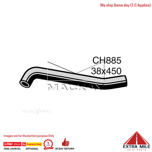 Mackay CH885 Radiator Upper Hose For Chrysler Valiant VF 4.5L V8 Ptl Manual/Auto