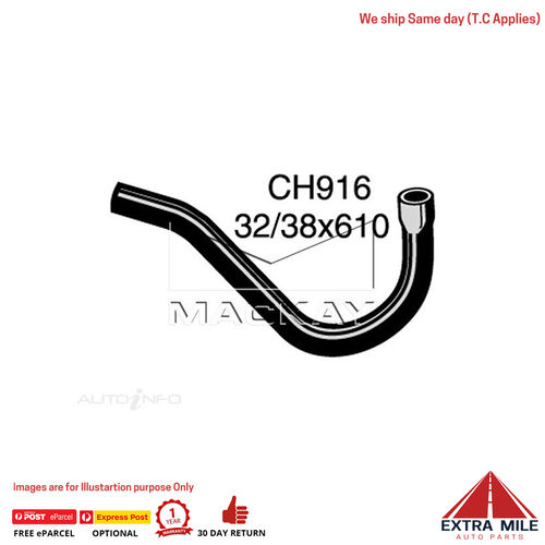  CH916 Radiator Lower Hose For Mercedes Benz 280S W108 2.8L I6 Ptl Man&Auto