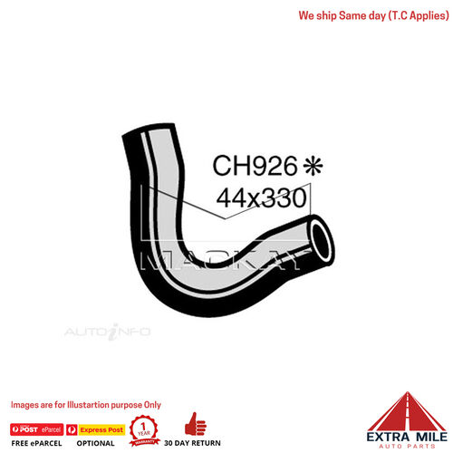 Mackay CH926 Radiator Lower Hose For Chrysler Chrysler CH 4.3L I6 Ptl Man&Auto