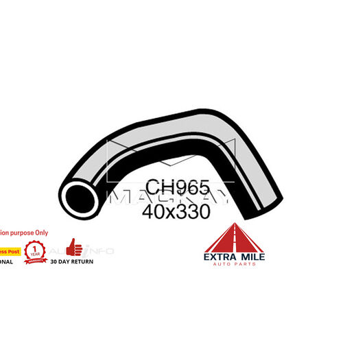 Mackay CH965 Radiator Upper Hose For Ford Falcon XB 4.1L I6 Petrol Manual & Auto