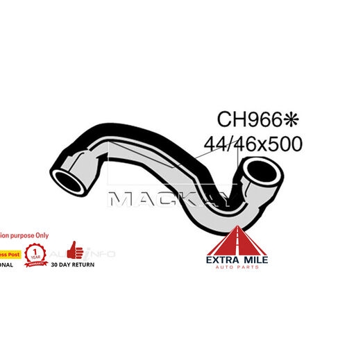 Mackay CH966 Radiator LW Hose For Ford Fairmont XC 4.1L I6 Petrol Manual & Auto