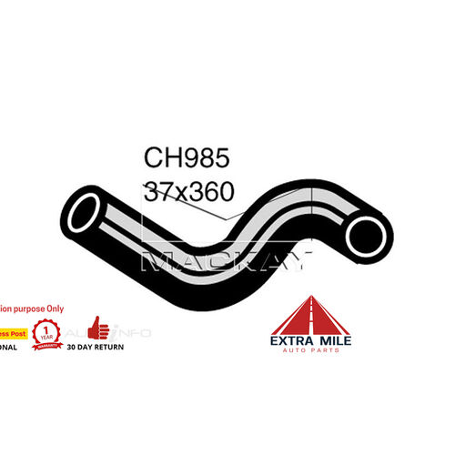  CH985 Radiator Upper Hose For Toyota LandCruiser FJ45R 4.2L I6 Ptl Man&Auto