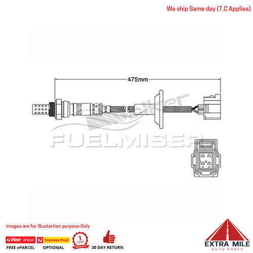 COS1363 OXYGEN SENSOR ( POST-CAT ) for MITSUBISHI OUTLANDER OUTLANDER ZG ZH