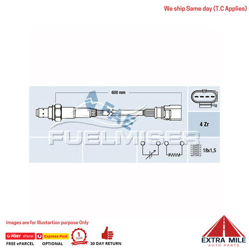 COS5053 OXYGEN SENSOR ( PRE-CAT ) for VOLKSWAGEN GOLF GOLF MK7 103TSI MK7 90TSI