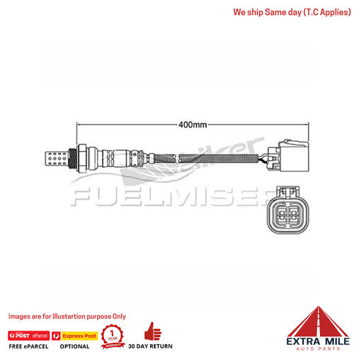 COS5158 OXYGEN SENSOR-POST-CAT for HOLDEN COMMODORE COMMODORE VR