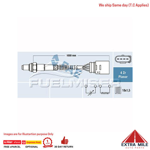 COS5181 OXYGEN SENSOR ( POST-CAT ) RIGHT for VOLKSWAGEN JETTA JETTA 1K2 FSI