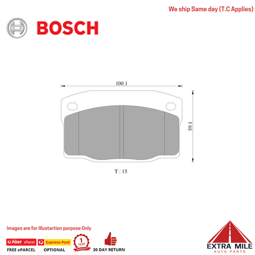 Bosch Brake Pad Set - DB1164GB