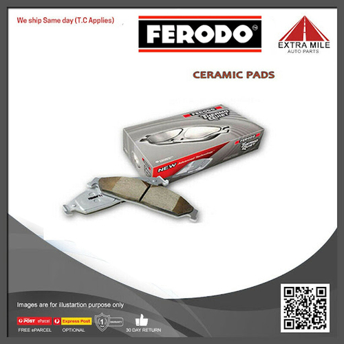 Ferodo Ceramic Brake Pad Set Front For Mazda 626 GE 1991-1997 2.5L V6 DB1255FTQ