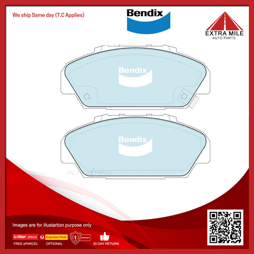 Bendix Advance Brake Pad Set Front For Honda Accord CB CB7 2.2L F22A5/F22A9