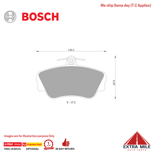 Bosch Brake Pad Set - DB1288UL