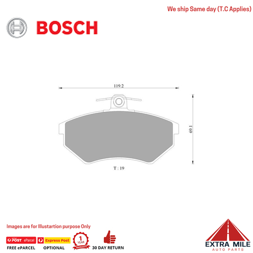 Bosch Brake Pad Set - DB1310UL