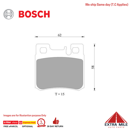 Bosch Brake Pad Set - DB1321UL