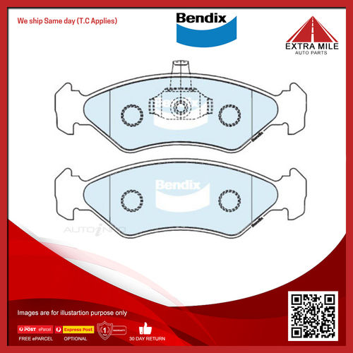 Bendix Advance Brake Pad Set Front For Ford KA TA, TB BXXWP 1.3L BL13EFI