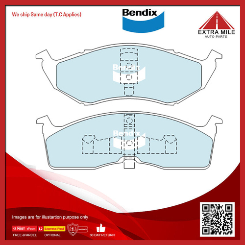 Bendix Brake Pad Set For BMW X6 xDrive E71, E72 4.4L,3.0L AWD SUV - DB2209HD