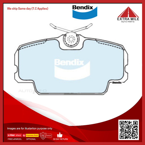 Bendix Advance Brake Pad Set Front For Mercedes Benz 190/190D/190E W201 -DB320AD