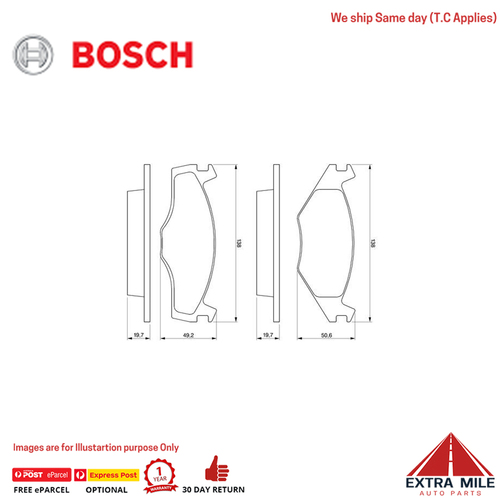 Bosch Brake Pad Set - DB400PUL