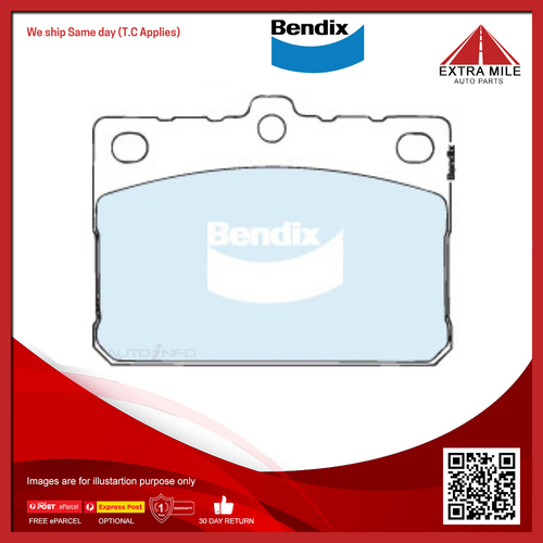 Bendix Advance Brake Pad Set Front For Hyundai Excel X1 1.5L Petrol G4AJ